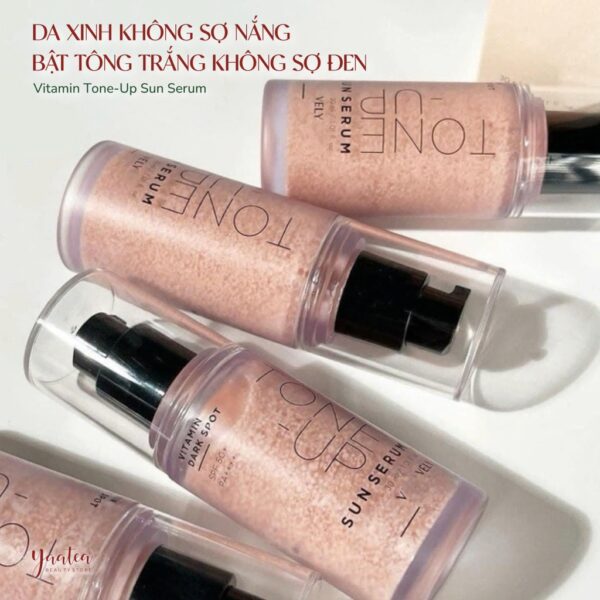 Serum Chống nắng Vely Vely Vitamin Dark Spot Tone-Up Sun Serum 30ml - Image 4