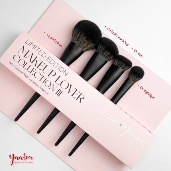 Bộ cọ Jessup x Yaatea Limited Edition Elegant Black 14 Cây - Image 8