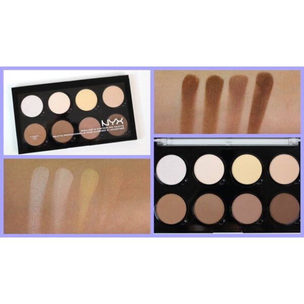Bảng Hightlight And Contour Pro Nyx (8 Ô) - Image 3