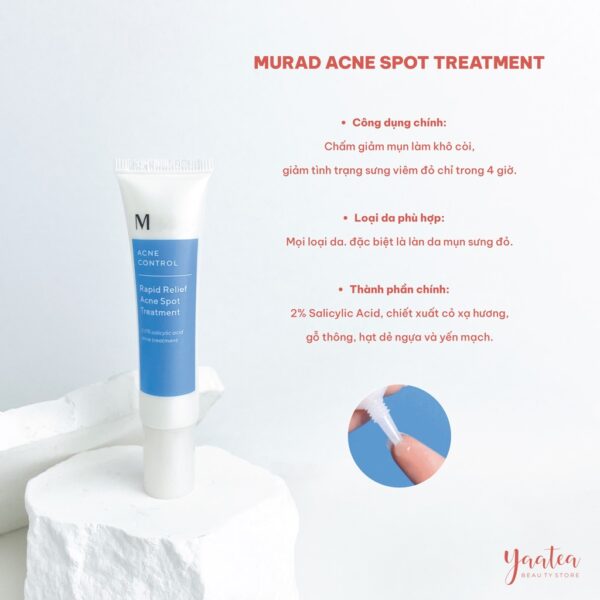 Gel Chấm Mụn Murad Rapid Relief Acne Spot Treatment 15ml - Image 4
