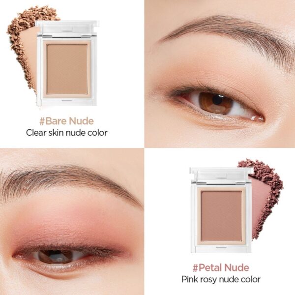 Phấn Mắt Jung Saem Mool Colorpiece Eyeshadow Nude - Image 4