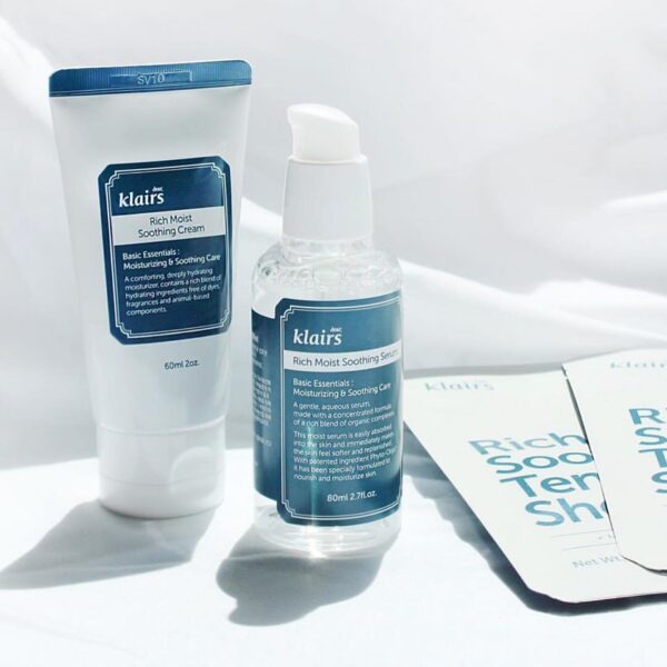 [Chiết Khấu 15%] Serum Klairs Rich Moist Soothing  80ml - Image 3