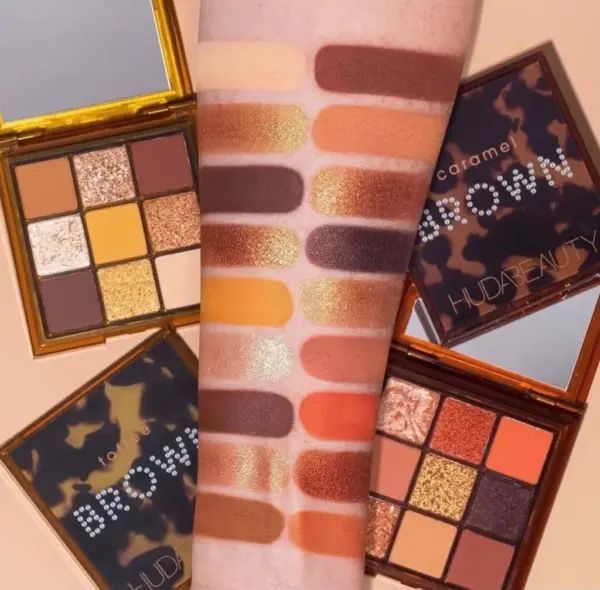 Bảng Mắt Huda Obsessions 9 Ô Caramel Brown - Image 3