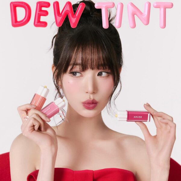 Son Bóng Amuse Dew Tint Hoa Cúc 4g - Image 11