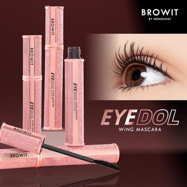 Mascara Nongchat Eyedol Wing One Black 8g - Image 5