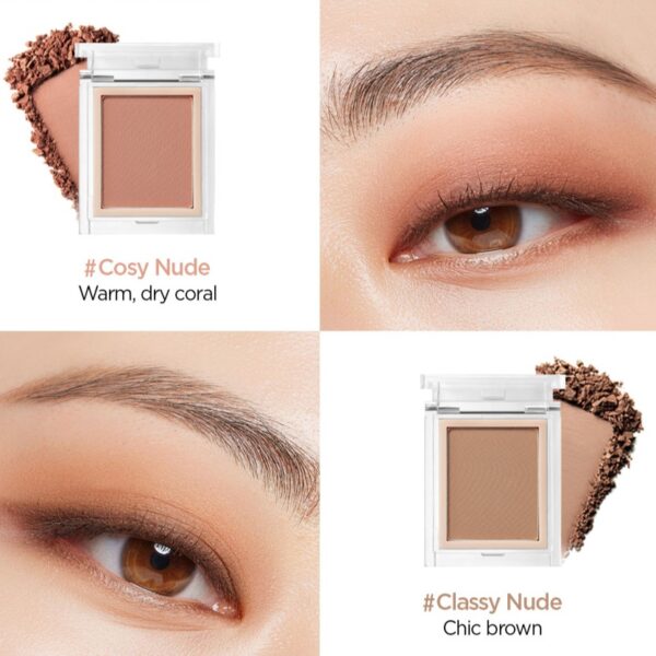 Phấn Mắt Jung Saem Mool Colorpiece Eyeshadow Nude - Image 5