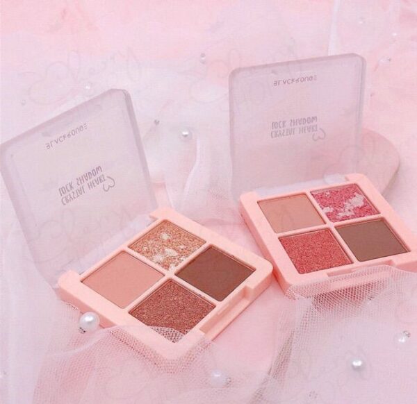 Màu Mắt 4 Ô Blackrouge Heart Lock - Image 4