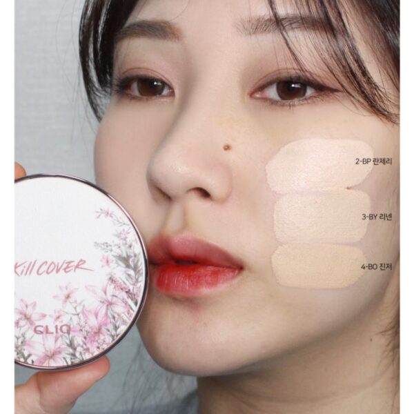 Cushion Clio Kill Cover Fixer SPF50 PA+++ (Floral Tea Garden) - Image 7