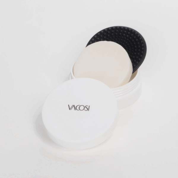 Hộp rửa cọ trang điểm kèm xà bông Vacosi DC14 - Image 2