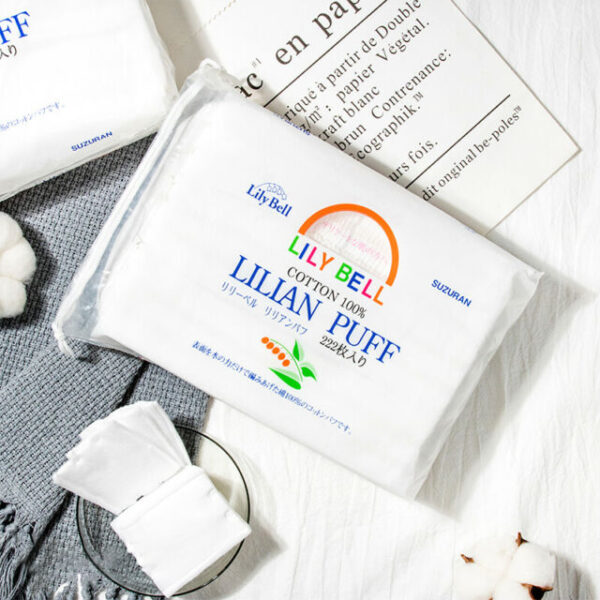 Bông Tẩy Trang Lily Bell Puff Cotton - Image 3
