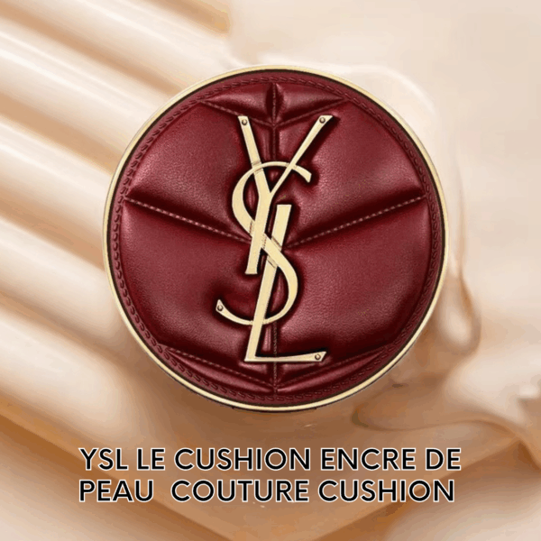 Cushion YSL Couture Vỏ Da Đỏ Box Đen SPF23 - Image 3