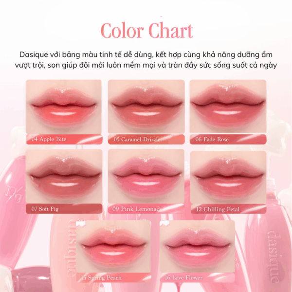 Son Bóng Dasique Pure Water Lip Gloss 2.6g