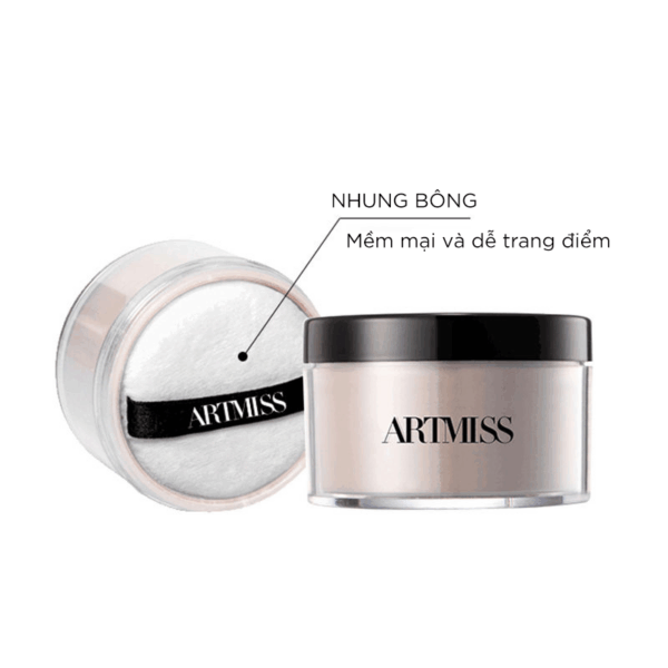 Phấn Phủ ARTMISS Transparent Matte Powder 30g - Image 4