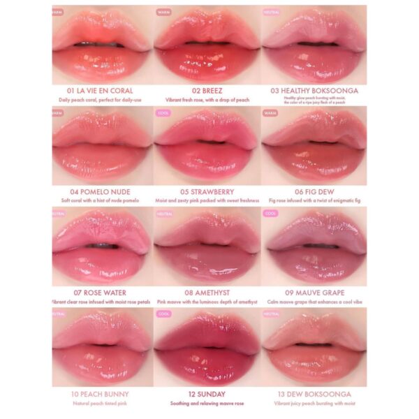 Son Bóng Amuse Dew Tint Hoa Cúc 4g - Image 8