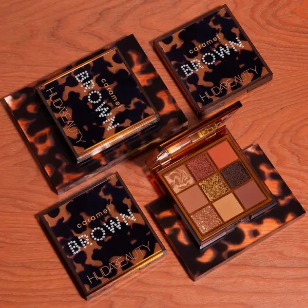 Bảng Mắt Huda Obsessions 9 Ô Caramel Brown - Image 4
