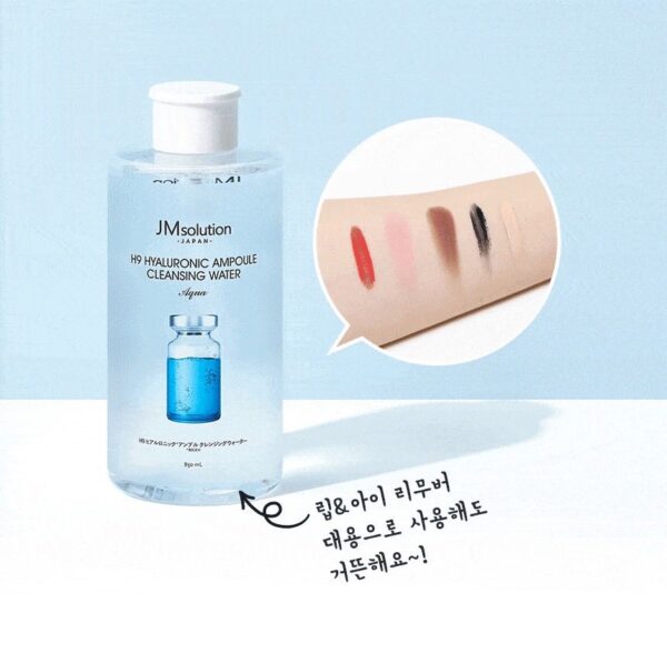 Tẩy Trang H9 Hyaluronic Ampoule JM Solution 500ml - Image 2