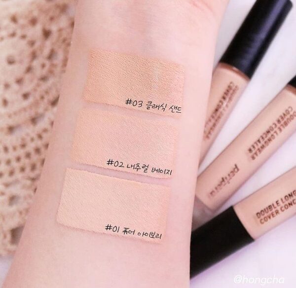 Che Khuyết Điểm Peripera Double Longwear Cover Concealer - Image 6