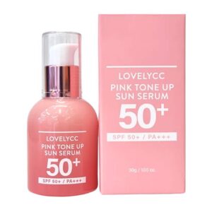 Kem Chống Nắng LovelyCC Pink Toneup Sun Serum