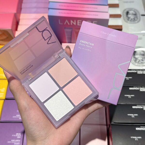 Má hồng VDL Cheekstain Blusher Palette 4 ô - Image 5