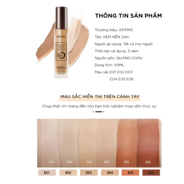 Kem Nền ARTMISS 24H Nourishing Submerging 40ml - Image 3
