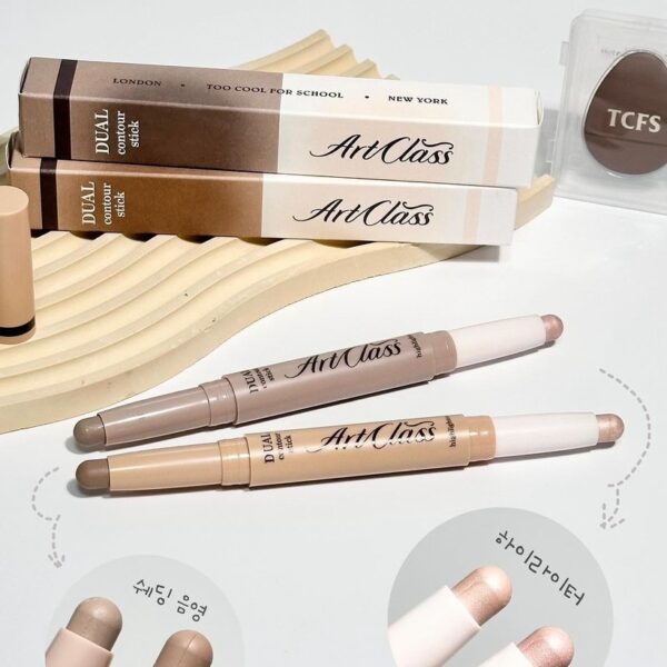 Bút Tạo Khối & Highlight Too Cool For School ArtClass Dual Contour Stick 1.1g - Image 2
