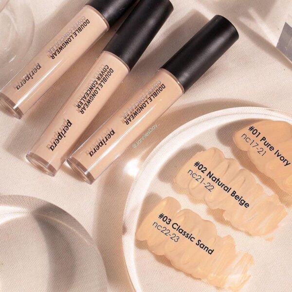 Che Khuyết Điểm Peripera Double Longwear Cover Concealer - Image 4