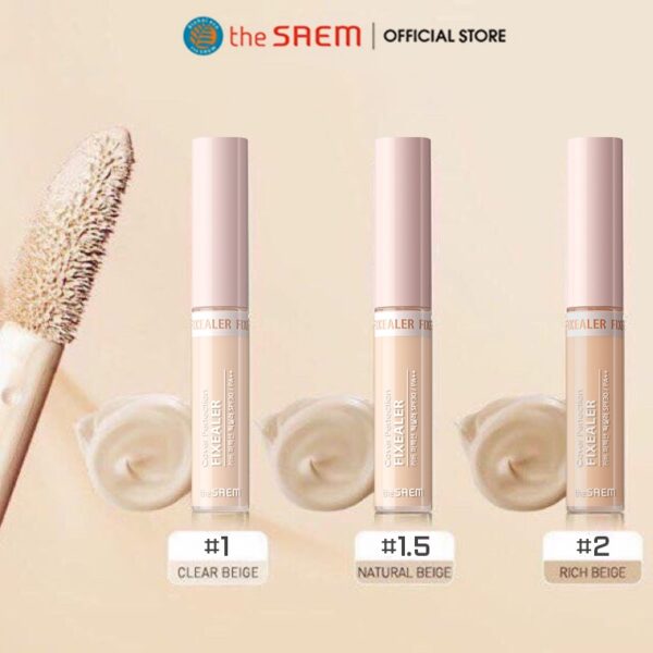 Che Khuyết Điểm The Saem Cover Perfection Fixealer SPF30 PA++ 6.5G - Image 3