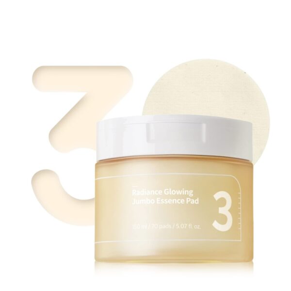 Toner Pad Numbuzin 3 Radiance Glowing Jumbo Essence (70 miếng) 150ml