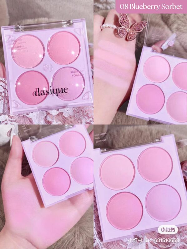 Má Hồng Dasique Blending Mood 4 Ô Tròn - Image 7