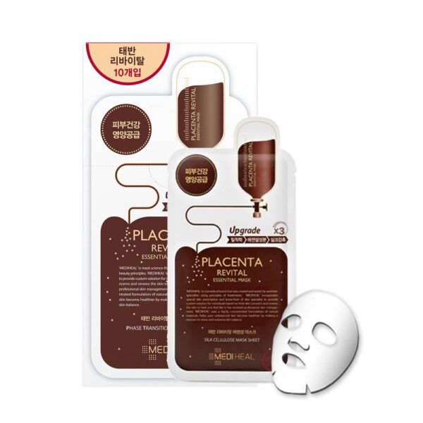 Mặt Nạ Mediheal Placenta Revital Essential Mask EX 5 Miếng - Image 2