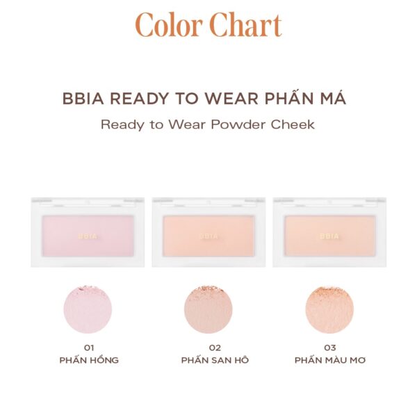 Má Hồng BBIA Ready To Wear Powder Cheek - Image 7