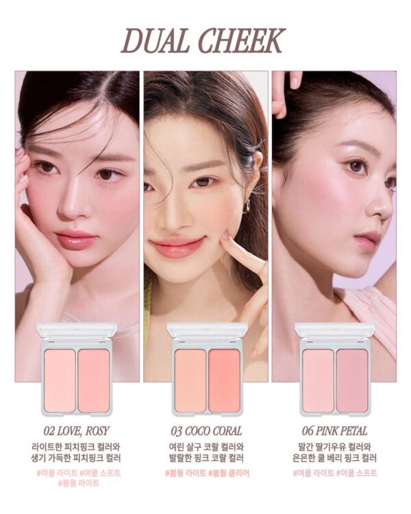 Má Hồng 2aN Dual Cheek 9G - Image 5