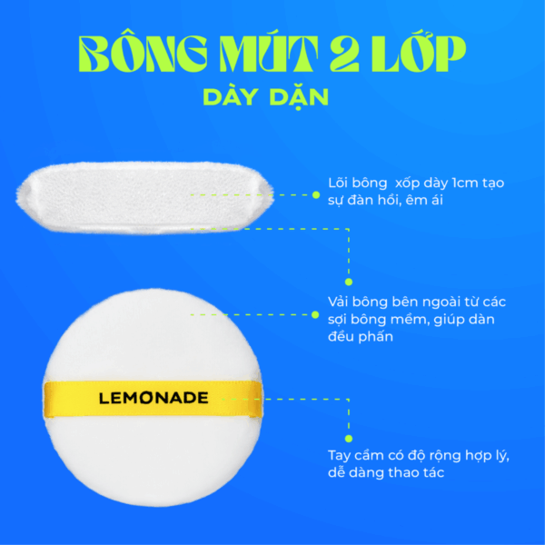 Bông Phấn Phủ Lemonade Hộp 2M - Image 5