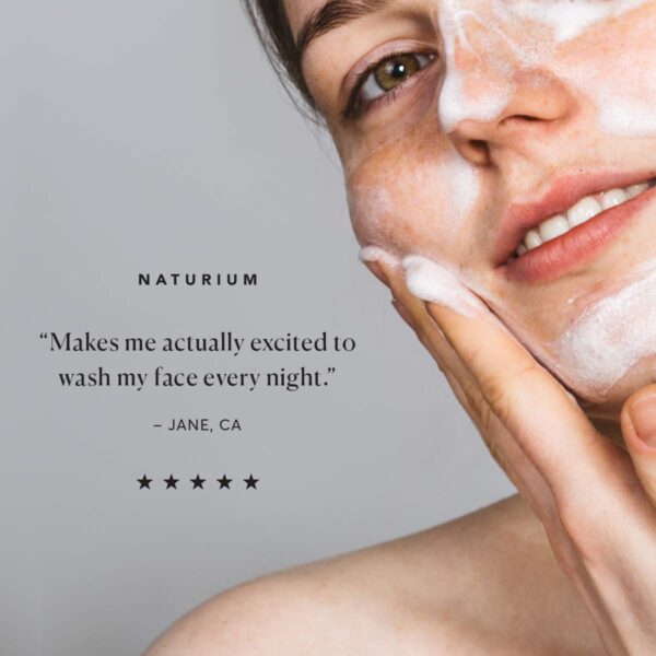 SRM Naturium Mixed Greens Nutrient-Rich Cleanser 210ml - Image 5