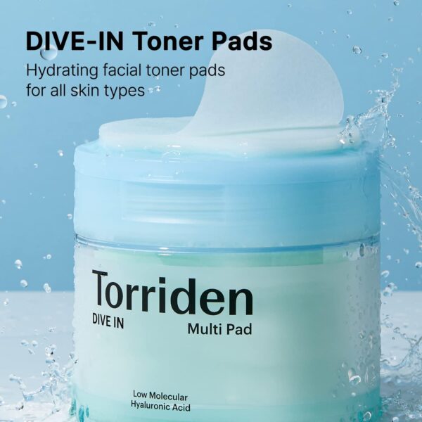Toner Multi Pad Torriden Dive In Low Molecular 80 Miếng 160ml - Image 2