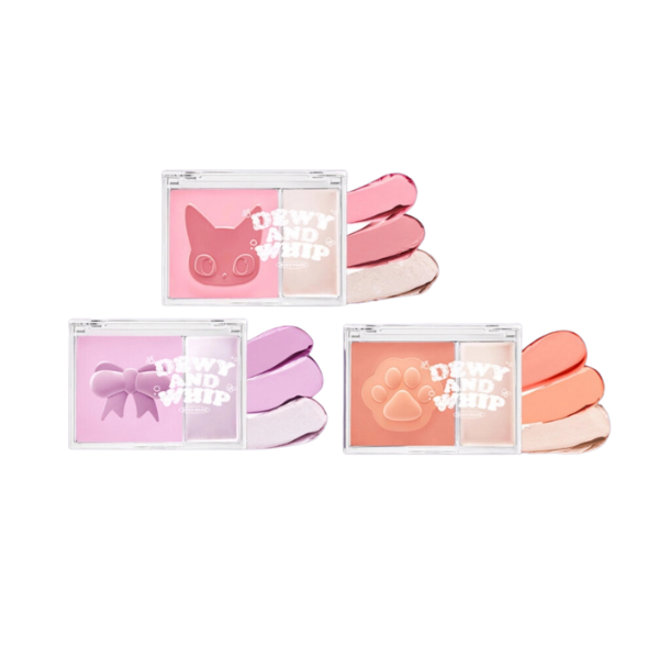 Má Hồng & Highlight Black Rouge Dewy Whip 2 Ô