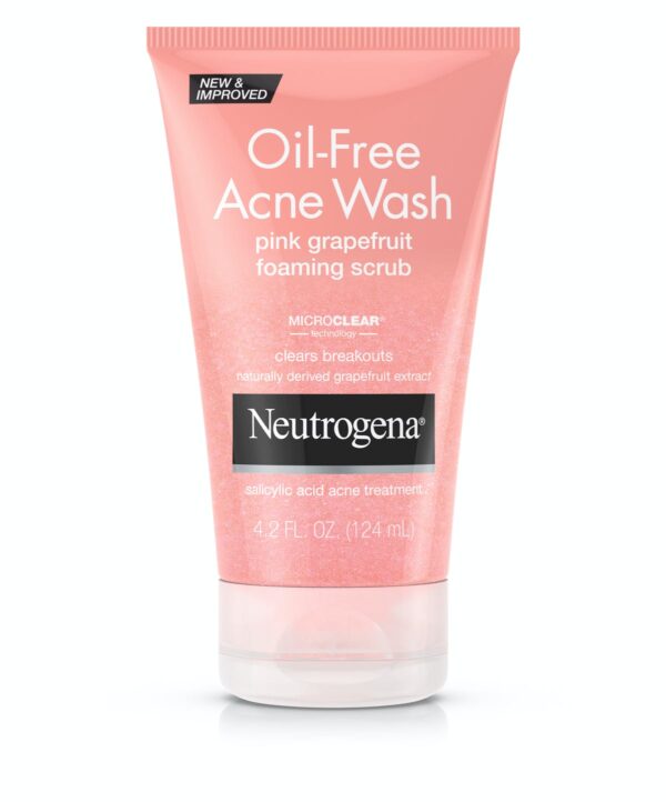 Sữa Rửa Mặt Neutrogena Oil Free Acne Wash Foaming Scrub 124ml