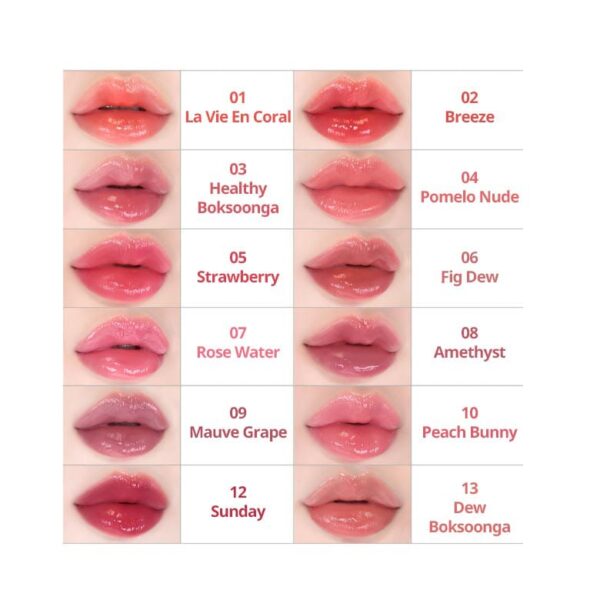 Son Bóng Amuse Dew Tint Hoa Cúc 4g - Image 9