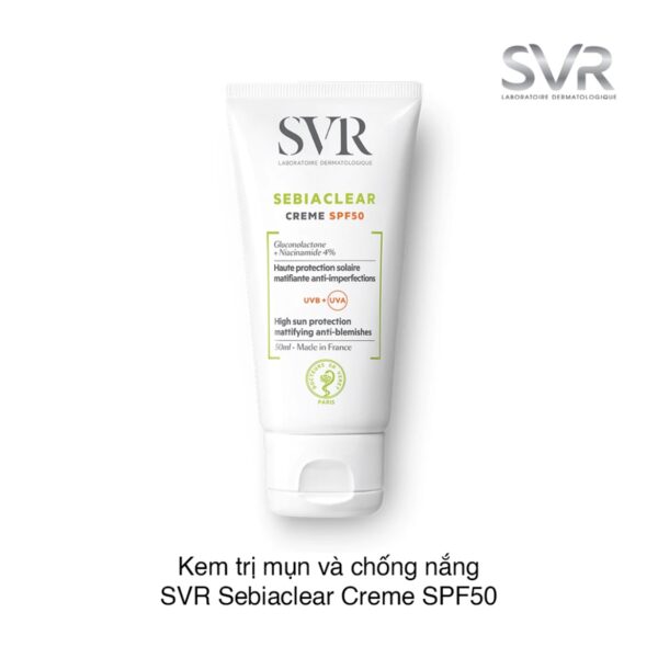 KCN SVR Sebiaclear Crème SPF 50 50ml CT - Image 2