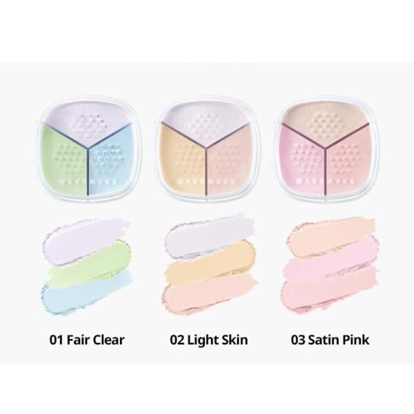Phấn Phủ Đa Sắc Wakemake Stay Fixer Multi Color Powder 4g - Image 6