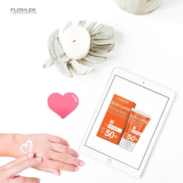 KCN Floslek Oil Free Sun Protection Tinted Cream SPF 50+ - Image 5