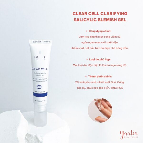 Gel Chấm Mụn Image Clear Cell Clarifying Salicylic Blemish 14g - Image 4