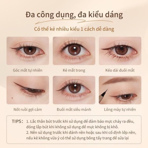 Kẻ mắt Judydoll Skinny Liquid Eyeliner - Image 4