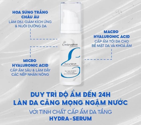 Tinh Chất Cấp Ẩm Embryolisse Hydra Serum 30ml - Image 2