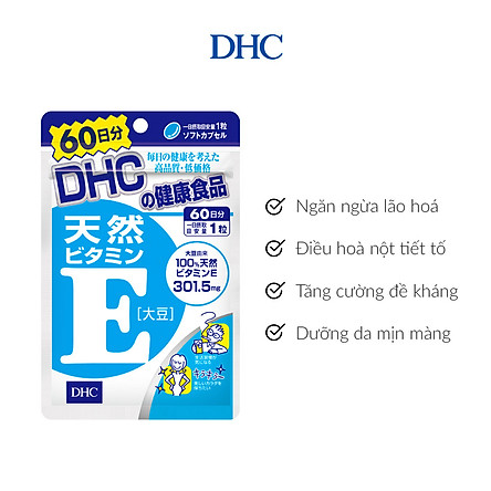 Viên uống DHC Vitamin E 60 Viên - Image 2