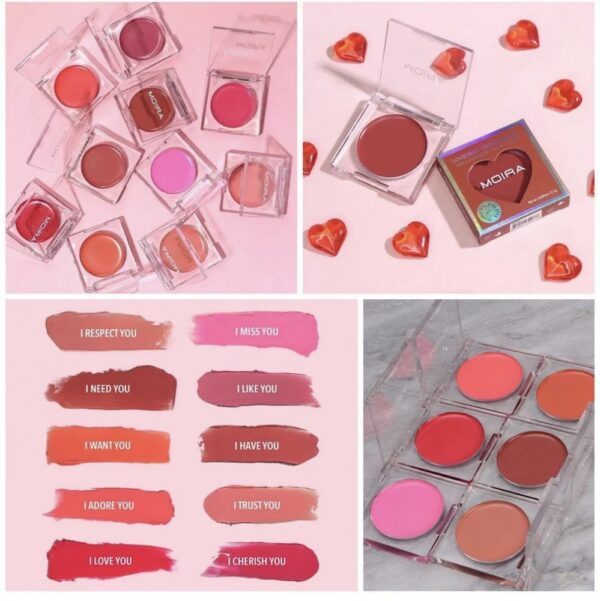 Má Hồng Kem Moira Loveheat Cream Blush 2.7g - Image 4