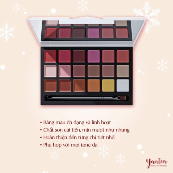 Bảng Son JoHe Matte Lip Palette 18 Ver 2 - Image 4