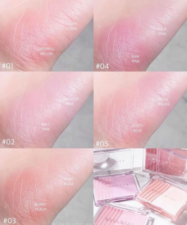 Má Hồng WAKEMAKE Sheer Layering Dual Blusher - Image 8