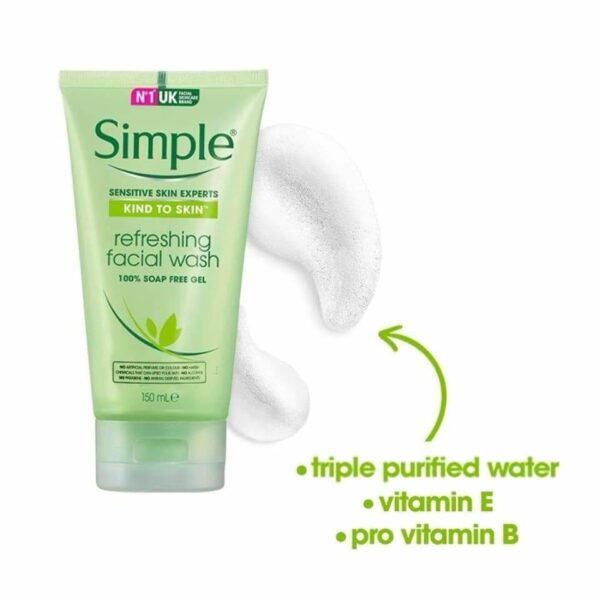Sữa Rửa Mặt Simple Kind To Skin 150ml - Image 2