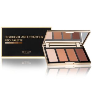Bảng Highlight & Contour 4 Ô Browit By Nongchat